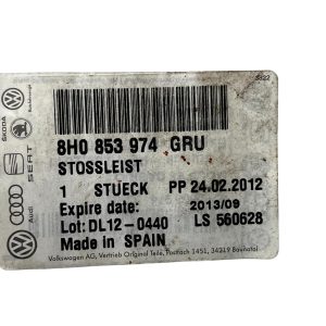 Audi A4 S4 Right Driver Side Wing Panel Molding Trim 2003-2009 8H0853974 Genuine - Image 9