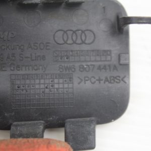 Audi A5 B9 S Line Rear Bumper Tow Cover 2017 TO 2020 8W6807441A Genuine - Image 10