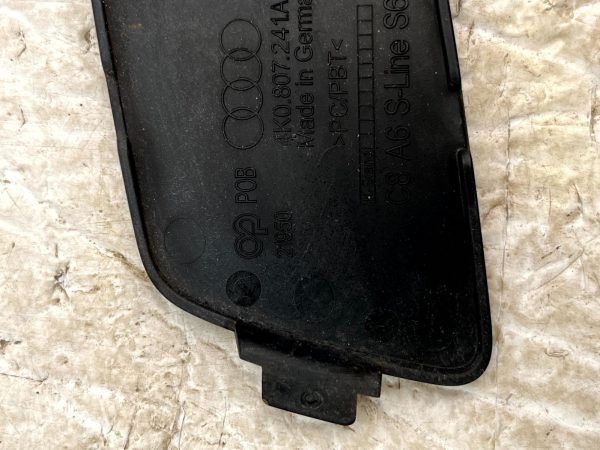 Audi A6 C8 S-Line Front Bumper Tow Hook Eye Cap Cover 2018 ON 4K0807241A Genuine 6 Audi A6 C8 S Line Front Bumper Tow Hook Eye Cap Cover 2018 ON 4K0807241A Genuine 178225093670 7