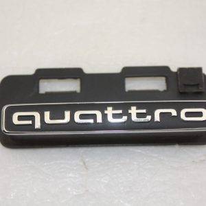 Audi Q2 Front Bumper Grill Quattro Badge 81A853736 Genuine 176400369380