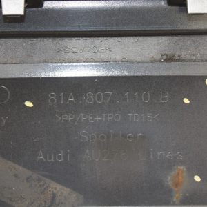 Audi Q2 S Line Front Bumper Lower Section 2016-2021 81A807110B Genuine *DAMAGED* - Image 15