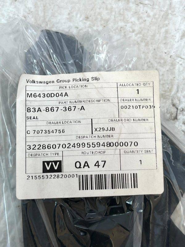 Audi Q3 Front Left Side View Door Mirror Trim Seal 2019-2025 83A867367A Genuine 7 Audi Q3 Front Left Side View Door Mirror Trim Seal 2019 2025 83A867367A Genuine 178313142090 8