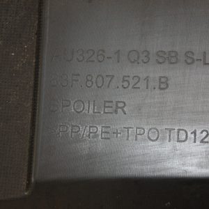 Audi Q3 S Line Rear Bumper 2018 Onwards 83F807521B Genuine - Image 10