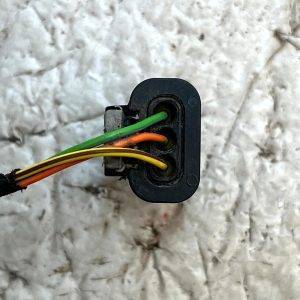 Audi VW Mercedes 3 Pin PDC Sensor Wiring Loom Plug Connector 1-1718644-1 Genuine - Image 6