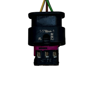 Audi VW Mercedes 3 Pin PDC Sensor Wiring Loom Plug Connector 1-1718644-1 Genuine - Image 2