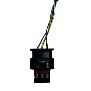 Audi Volkswagen 3 Pin PDC Sensor Wiring Loom Plug Connector 1-1718644-1 Genuine - Image 1