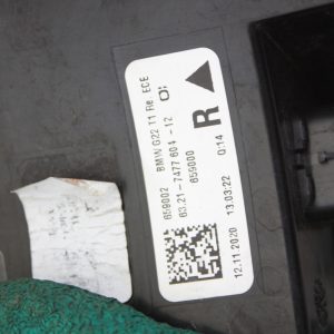 BMW 4 Series G22 G23 Right Side Tail Light 2020 ON 7477604 Genuine-LENS DAMAGE - Image 13