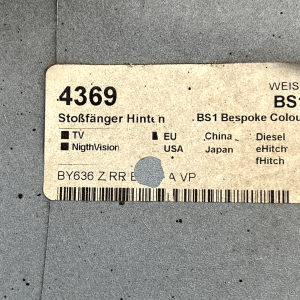 Bentley Bentayga Rear Bumper Cover 2016 To 2020 36A807301ALBS1 Genuine - Image 21