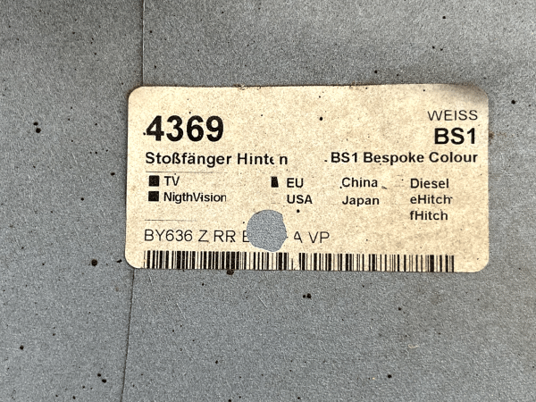 Bentley Bentayga Rear Bumper Cover 2016 To 2020 36A807301ALBS1 Genuine 178430452620 21