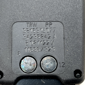 Citroen Berlingo Front Seatbelt Buckle 2018 TO 2024 9816315080 Genuine - Image 10