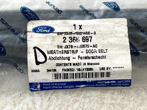 Ford Focus Mk4 Front Right Door Window Belt Weatherstrip JX7B A20570 AC Genuine 178321945190 15
