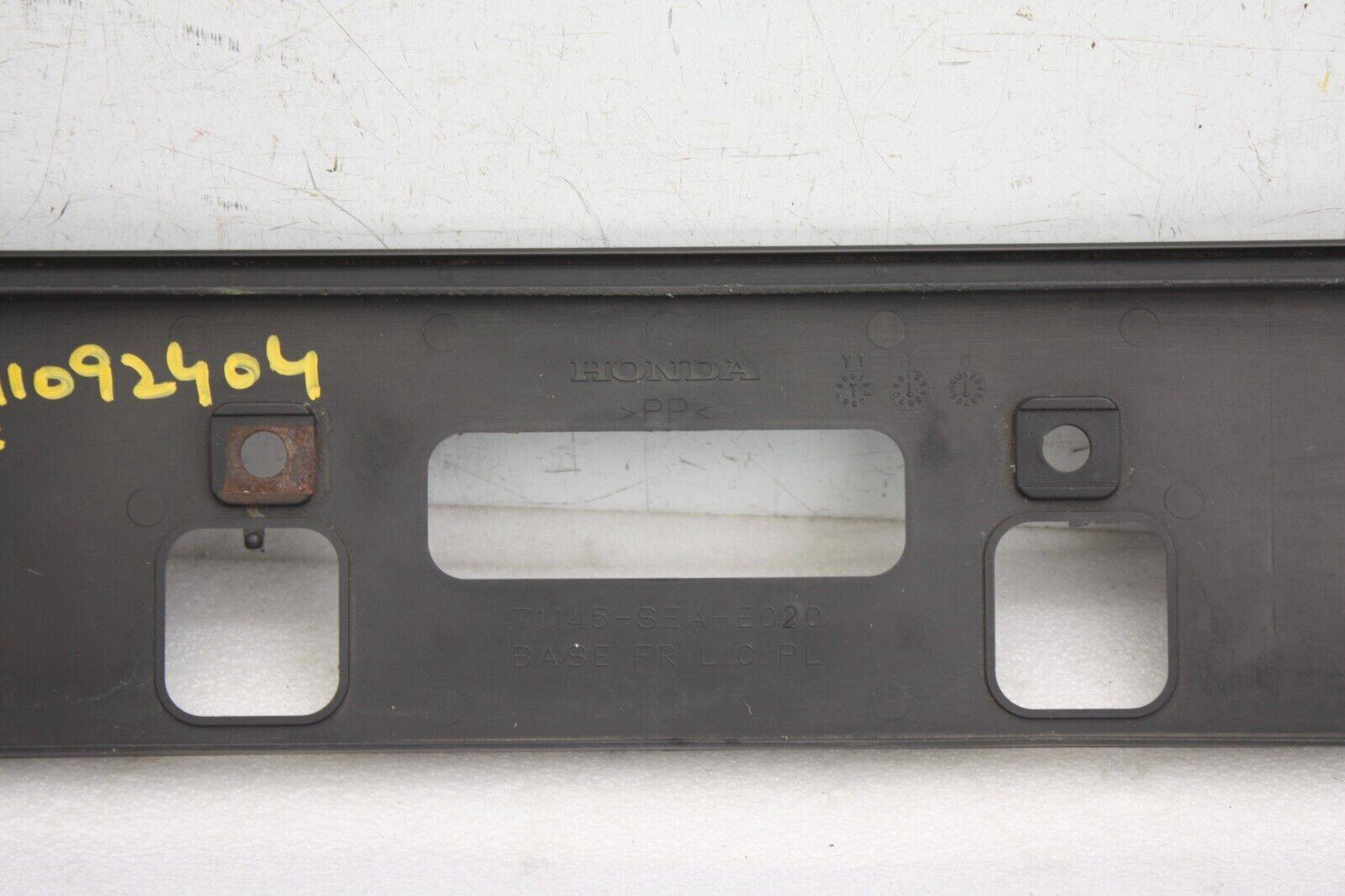 Honda-Accord-Front-Bumper-Number-Plate-71145-SEA-E020-Genuine-176571071300-10