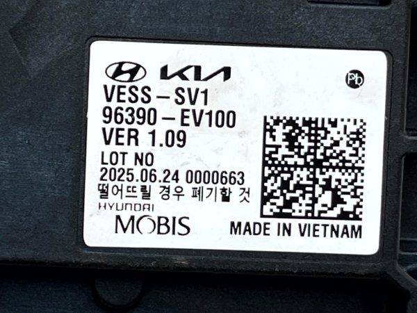 Kia EV3 Engine Sound Speaker Control Unit 2024 ON 96390 EV100 Genuine 178442441930 12