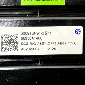 Kia Niro Front Bumper Upper Radiator Grille 2022 ON 86351-AT400 Genuine *DAMAGE* - Image 16