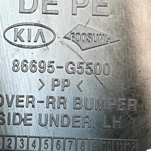 Kia Niro Rear Bumper Left Side Under Cover Trim 2019 TO 2022 86695-G5500 Genuine - Image 13