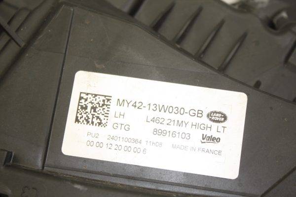 Land Rover Discovery Left Side LED Headlight 2021 ON MY42 13W030 GB DAMAGED 178539940780 5