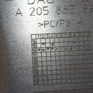 Mercedes C Class C205 Coupe AMG Rear Bumper Lower Trim 2015-2018 A2058858938 - Image 13