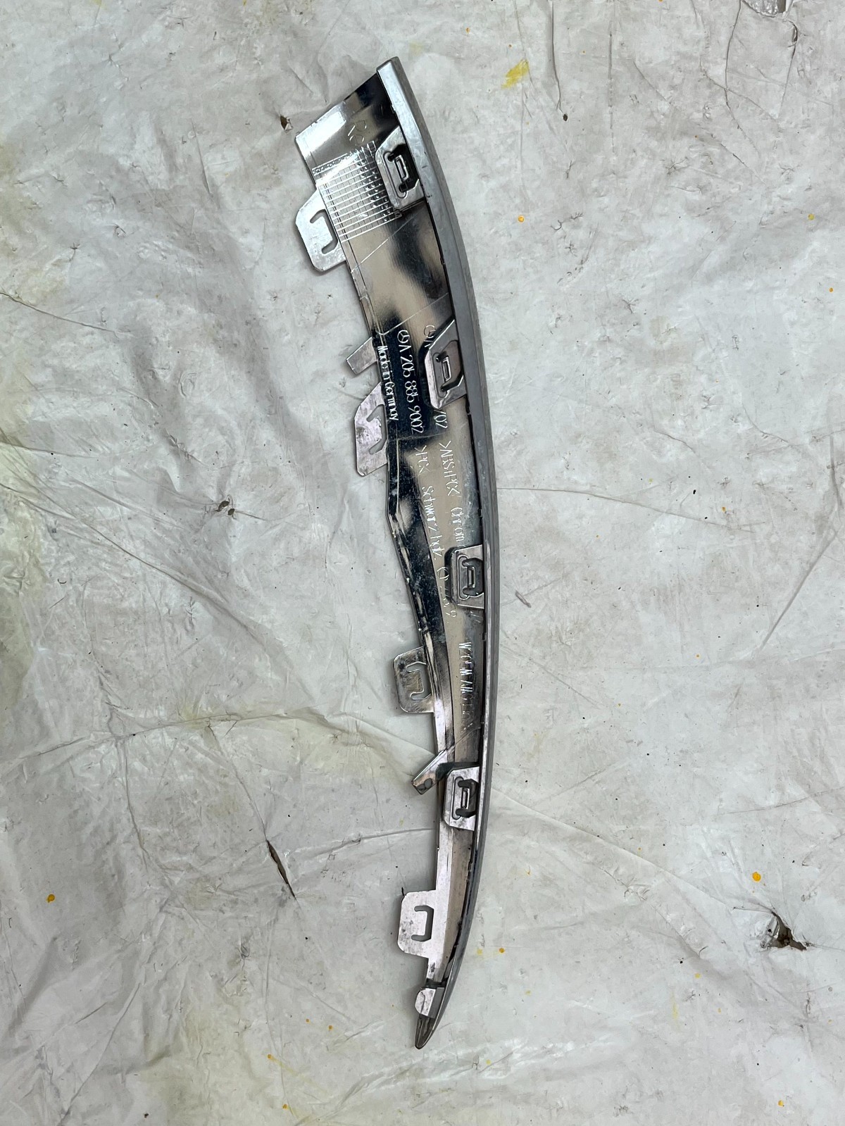 Mercedes C Class W205 AMG Front Right Bumper Chrome 2014 TO 2018 A2058858702