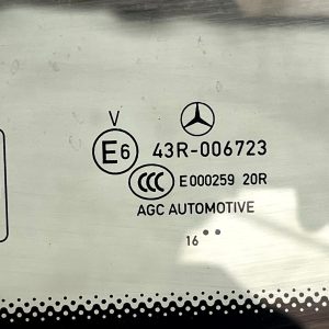 Mercedes C Class W205 Rear Right Door Window Glass 2015-2018 A2056703212 Genuine - Image 14