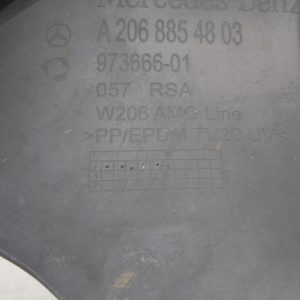Mercedes C Class W206 AMG Rear Bumper Lower Section 2022 ON A2068854803 *DAMAGED - Image 23