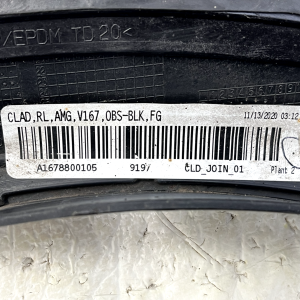 Mercedes GLE W167 AMG Rear Left Side Wheel Arch 2019 TO 2023 A1678800105 Genuine - Image 19