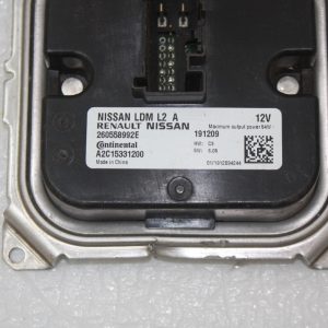 Nissan Juke Headlight Control Ballast Module 2019 ON 260558992E Genuine - Image 9