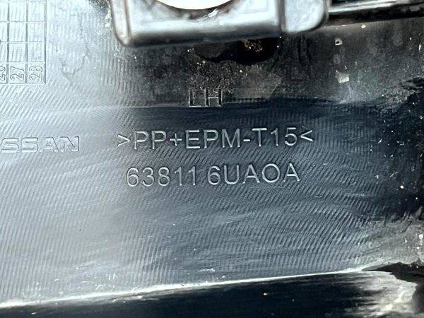 Nissan Qashqai J12 Front Left Wheel Arch Moulding Trim 21 ON 638116UA0A Genuine 178530112230 16