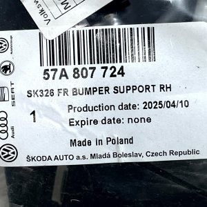 Skoda Karoq Front Right Bumper Support Element 2017 TO 2022 57A807724 Genuine - Image 21