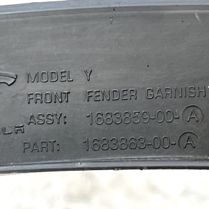 Tesla Model Y Front Left Wheel Arch Moulding 2021 TO 2025 1683859-00-A Genuine - Image 18