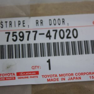 Toyota Prius Rear Door Stripe 75977-47020 Genuine - Image 6