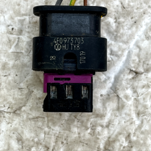 VW Golf PDC Parking Sensor Wiring Loom Harness Plug Connector 4F0973703 Genuine - Image 3