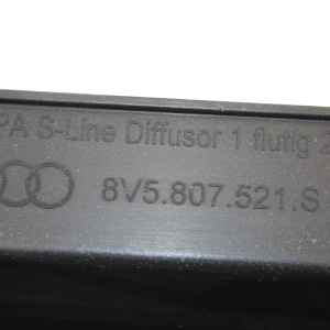 Audi A3 S Line Rear Bumper Diffuser 2016 TO 2020 8V5807521S Genuine - Image 22