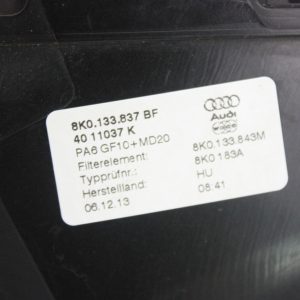 Audi A4 B8 Air Filter Box 2008 TO 2013 8K0133837BF Genuine - Image 12