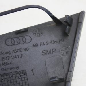Audi A4 B9 S Line Front Bumper Tow Eye Cover 2019 TO 2024 8W0807241F Genuine - Image 4