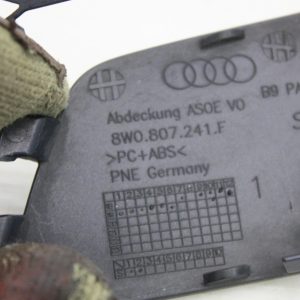 Audi A4 B9 S Line Front Bumper Tow Eye Cover 2019 TO 2024 8W0807241F Genuine - Image 5