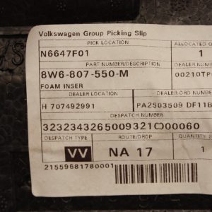 Audi A5 S Line Front Bumper Impact Absorber Foam 8W6807550M Genuine - Image 8