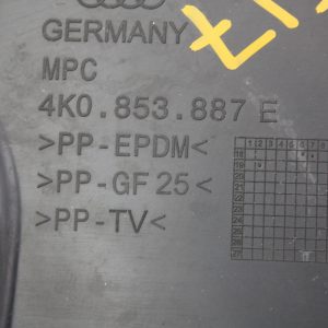 Audi A6 Front Bumper Under Tray Left Cover Trim 4K0853887E Genuine *DAMAGED* - Image 7