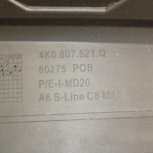 Audi A6 S Line Rear Bumper Diffuser 2023 ON 4K0807521Q Genuine - Image 15