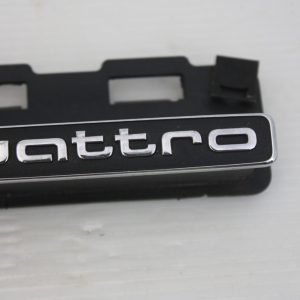 Audi Q2 Front Bumper Grill Quattro Badge 2016 TO 2021 81A853736 Genuine - Image 4
