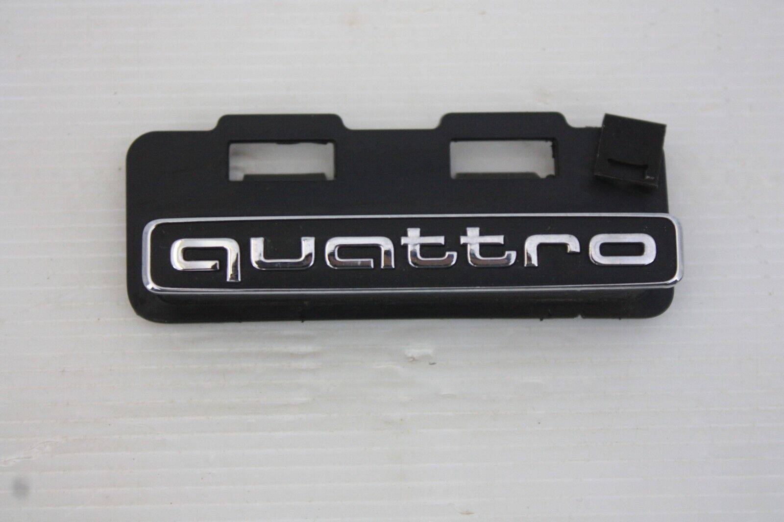 Audi-Q2-Front-Bumper-Grill-Quattro-Badge-81A853736-Genuine-175385744071
