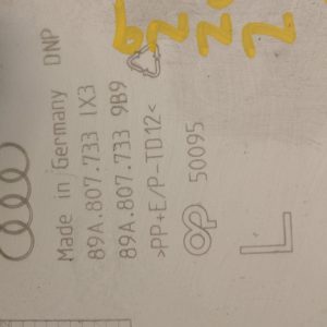 Audi Q4 E-Tron S-Line Front Bumper Lower Section 2021 ON 89A807733A Genuine - Image 18