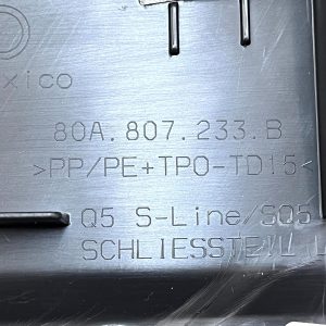 Audi Q5 SQ5 S-Line Front Bumper Under Tray Cover 2017 TO 2020 80A807233B Genuine - Image 13