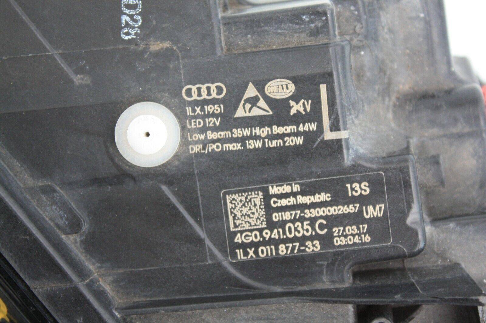 Audi-RS6-C7-Matrix-Left-Side-Headlight-4G0941035C-Genuine-176065720001-4