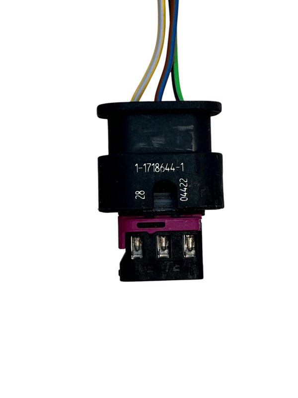 Audi VW Mercedes 3 Pin PDC Sensor Wiring Loom Plug Connector 1-1718644-1 Genuine 1 Audi VW Mercedes 3 Pin PDC Sensor Wiring Loom Plug Connector 1 1718644 1 Genuine 178430982761 2