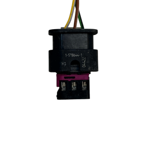 Audi VW Mercedes 3 Pin PDC Sensor Wiring Loom Plug Connector 1-1718644-1 Genuine - Image 2