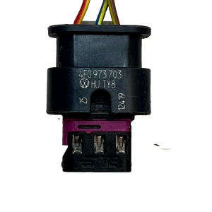 Audi VW Skoda Seat PDC Parking Sensor Loom Plug Connector 4F0973703 Genuine - Image 3