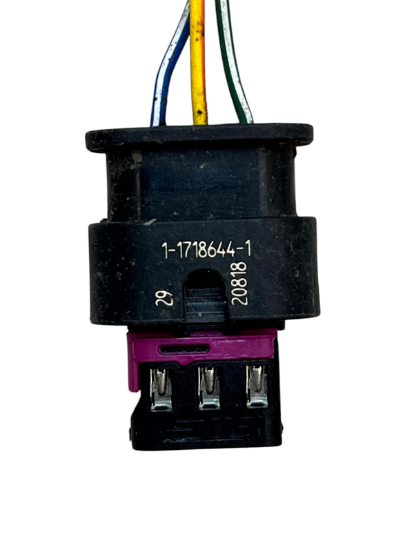 Audi Volkswagen 3 Pin PDC Sensor Wiring Loom Plug Connector 1-1718644-1 Genuine 1 Audi Volkswagen 3 Pin PDC Sensor Wiring Loom Plug Connector 1 1718644 1 Genuine 178499285021 2
