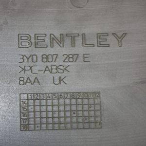 Bentley Mulsanne Front Bumper Number Plate 3Y0807287E Genuine - Image 5