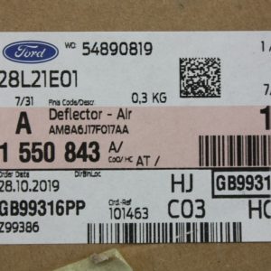 Ford Fiesta WT Front Bumper Lower Section 2008 TO 2013 8A6J-17F017-AA Genuine - Image 17