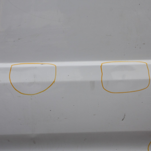 Ford Transit MK8 Left Side Sliding Door  2014 TO 2019 *DAMAGED* - Image 4